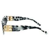 日本正規品 BALENCIAGA SUNGLASSES GLOBAL FIT BB0095S 010 GREY HAVANA WHITE バレンシアガ サングラス グローバルフィット UVカット 紫外線カット メンズ レディース グレー ハバナ ホワイト