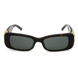 日本正規品 BALENCIAGA SUNGLASSES BB0096S 002 GREEN HAVANA バレンシアガ サングラス グローバルフィット メガネ 眼鏡 UVカット 紫外線カット メンズ レディース グリーン ハバナ