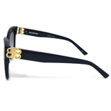 国内正規品 BALENCIAGA SUNGLASSES ASIAN FIT BB0102SA 005 GRADIENT BLUE バレンシアガ サングラス アジアンフィット メガネ 眼鏡 UVカット 紫外線カット メンズ レディース グラデーション ブルー