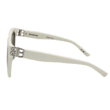 日本正規品 BALENCIAGA EYEWEAR ASIAN FIT BB0102SA 016 MIRROR LENS SILVER WHITE バレンシアガ サングラス アジアンフィット UVカット 紫外線カット メンズ レディース ミラーレンズ シルバー ホワイト