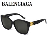 国内正規品 BALENCIAGA SUNGLASSES ASIAN FIT 59mm BB0135SA 001 GRAY BLACK バレンシアガ サングラス アジアンフィット アイウェア メガネ 眼鏡 グレー ブラック