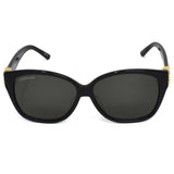 国内正規品 BALENCIAGA SUNGLASSES ASIAN FIT 59mm BB0135SA 001 GRAY BLACK バレンシアガ サングラス アジアンフィット アイウェア メガネ 眼鏡 グレー ブラック