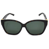 国内正規品 BALENCIAGA SUNGLASSES ASIAN FIT BB0135SA 002 GREEN HAVANA バレンシアガ サングラス アジアンフィット アイウェア メガネ 眼鏡 グリーン ハバナ
