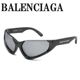 日本正規品 BALENCIAGA SUNGLASSES GLOBAL FIT BB0202S 002 SILVER バレンシアガ サングラス グローバルフィット UVカット 紫外線カット メンズ レディース ミラーレンズ シルバー