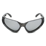 日本正規品 BALENCIAGA SUNGLASSES GLOBAL FIT BB0202S 002 SILVER バレンシアガ サングラス グローバルフィット UVカット 紫外線カット メンズ レディース ミラーレンズ シルバー