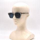国内正規品 BALENCIAGA SUNGLASSES ASIAN FIT BB0215SA 004 BLUE GRAY バレンシアガ サングラス アジアンフィット メガネ 眼鏡 UVカット 紫外線カット メンズ レディース ブルー グレー