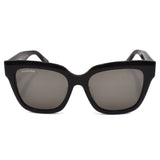 国内正規品 BALENCIAGA SUNGLASSES ASIAN FIT BB0237SA 001 GRAY BLACK バレンシアガ サングラス アジアンフィット メガネ 眼鏡 UVカット 紫外線カット ダメージ加工 メンズ レディース グレー ブラック
