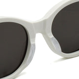 日本正規品 BALENCIAGA SUNGLASSES GLOBAL FIT BB0258S 003 GREY WHITE バレンシアガ サングラス グローバルフィット UVカット 紫外線カット メンズ レディース グレー ホワイト