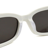 日本正規品 BALENCIAGA EYEWEAR ASIAN FIT BB0260S 003 GREY WHITE バレンシアガ サングラス アジアンフィット UVカット 紫外線カット メンズ レディース グレー ホワイト