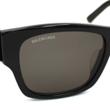 国内正規品 BALENCIAGA SUNGLASSES ASIAN FIT BB0262SA 001 GRAY BLACK バレンシアガ サングラス アジアンフィット メガネ 眼鏡 UVカット 紫外線カット メンズ レディース グレー ブラック
