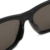 国内正規品 BALENCIAGA SUNGLASSES ASIAN FIT BB0262SA 001 GRAY BLACK バレンシアガ サングラス アジアンフィット メガネ 眼鏡 UVカット 紫外線カット メンズ レディース グレー ブラック