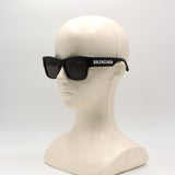 国内正規品 BALENCIAGA SUNGLASSES ASIAN FIT BB0262SA 001 GRAY BLACK バレンシアガ サングラス アジアンフィット メガネ 眼鏡 UVカット 紫外線カット メンズ レディース グレー ブラック