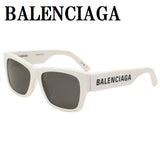 国内正規品 BALENCIAGA SUNGLASSES ASIAN FIT BB0262SA 003 GRAY WHITE バレンシアガ サングラス アジアンフィット メガネ 眼鏡 UVカット 紫外線カット メンズ レディース グレー ホワイト