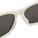 国内正規品 BALENCIAGA SUNGLASSES ASIAN FIT BB0262SA 003 GRAY WHITE バレンシアガ サングラス アジアンフィット メガネ 眼鏡 UVカット 紫外線カット メンズ レディース グレー ホワイト