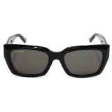 日本正規品 BALENCIAGA SUNGLASSES ASIAN FIT BB0272SA 001 GREY BLACK バレンシアガ サングラス アジアンフィット UVカット 紫外線カット メンズ レディース グレー ブラック