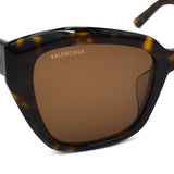 国内正規品 BALENCIAGA SUNGLASSES ASIAN FIT BB0273SA 002 BROWN HAVANA バレンシアガ サングラス アジアンフィット メガネ 眼鏡 UVカット 紫外線カット メンズ レディース ブラウン ハバナ