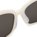 国内正規品 BALENCIAGA SUNGLASSES ASIAN FIT BB0273SA 003 GRAY WHITE MARBLE バレンシアガ サングラス アジアンフィット メガネ 眼鏡 UVカット 紫外線カット メンズ レディース グレー ホワイト マーブル