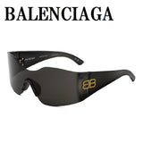 日本正規品 BALENCIAGA SUNGLASSES BB0292S 001 GREY CLEAR バレンシアガ サングラス グローバルフィット メガネ 眼鏡 UVカット 紫外線カット メンズ レディース グレー クリア
