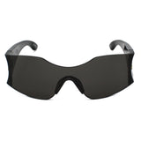 日本正規品 BALENCIAGA SUNGLASSES BB0292S 001 GREY CLEAR バレンシアガ サングラス グローバルフィット メガネ 眼鏡 UVカット 紫外線カット メンズ レディース グレー クリア