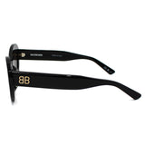 日本正規品 BALENCIAGA SUNGLASSES ASIAN FIT BB0294SK 001 GREY BLACK バレンシアガ サングラス アジアンフィット UVカット 紫外線カット メンズ レディース グレー ブラック