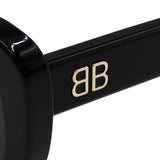 日本正規品 BALENCIAGA SUNGLASSES ASIAN FIT BB0295SK 001 GREY BLACK バレンシアガ サングラス アジアンフィット UVカット 紫外線カット メンズ レディース グレー ブラック