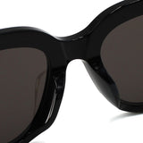 日本正規品 BALENCIAGA SUNGLASSES ASIAN FIT BB0295SK 001 GREY BLACK バレンシアガ サングラス アジアンフィット UVカット 紫外線カット メンズ レディース グレー ブラック