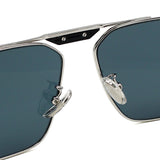 日本正規品 BALENCIAGA SUNGLASSES ASIAN FIT BB0298SA 003 SILVER バレンシアガ サングラス アジアンフィット UVカット 紫外線カット メンズ レディース シルバー