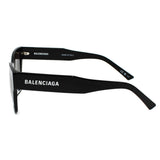 日本正規品 BALENCIAGA SUNGLASSES ASIAN FIT BB0307SA 001 GREY BLACK バレンシアガ サングラス アジアンフィット UVカット 紫外線カット メンズ レディース グレー ブラック