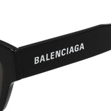 日本正規品 BALENCIAGA SUNGLASSES ASIAN FIT BB0307SA 001 GREY BLACK バレンシアガ サングラス アジアンフィット UVカット 紫外線カット メンズ レディース グレー ブラック