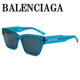 日本正規品 BALENCIAGA SUNGLASSES ASIAN FIT BB0307SA 004 BLUE バレンシアガ サングラス アジアンフィット UVカット 紫外線カット メンズ レディース ブルー
