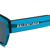 日本正規品 BALENCIAGA SUNGLASSES ASIAN FIT BB0307SA 004 BLUE バレンシアガ サングラス アジアンフィット UVカット 紫外線カット メンズ レディース ブルー