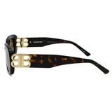 日本正規品 BALENCIAGA SUNGLASSES BB0310SK 002 HAVANA BROWN バレンシアガ サングラス アジアンフィット メガネ 眼鏡 UVカット 紫外線カット メンズ レディース ブラウン ハバナ