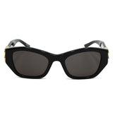 日本正規品 BALENCIAGA SUNGLASSES ASIAN FIT BB0311SK 001 GRAY BLACK バレンシアガ サングラス アジアンフィット UVカット 紫外線カット メンズ レディース グレー ブラック