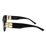 日本正規品 BALENCIAGA SUNGLASSES ASIAN FIT BB0311SK 001 GRAY BLACK バレンシアガ サングラス アジアンフィット UVカット 紫外線カット メンズ レディース グレー ブラック