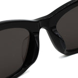 日本正規品 BALENCIAGA SUNGLASSES ASIAN FIT BB0311SK 001 GRAY BLACK バレンシアガ サングラス アジアンフィット UVカット 紫外線カット メンズ レディース グレー ブラック