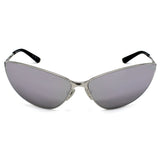 日本正規品 BALENCIAGA SUNGLASSES ASIAN FIT BB0315S 001 SILVER バレンシアガ サングラス アジアンフィット UVカット 紫外線カット メンズ レディース ミラーレンズ シルバー