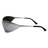 日本正規品 BALENCIAGA SUNGLASSES ASIAN FIT BB0315S 001 SILVER バレンシアガ サングラス アジアンフィット UVカット 紫外線カット メンズ レディース ミラーレンズ シルバー