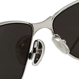 日本正規品 BALENCIAGA SUNGLASSES ASIAN FIT BB0315S 001 SILVER バレンシアガ サングラス アジアンフィット UVカット 紫外線カット メンズ レディース ミラーレンズ シルバー