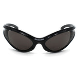 日本正規品 BALENCIAGA SUNGLASSES ASIAN FIT BB0317S 001 GREY BLACK バレンシアガ サングラス グローバルフィット UVカット 紫外線カット メンズ レディース グレー ブラック