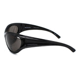 日本正規品 BALENCIAGA SUNGLASSES ASIAN FIT BB0317S 001 GREY BLACK バレンシアガ サングラス グローバルフィット UVカット 紫外線カット メンズ レディース グレー ブラック