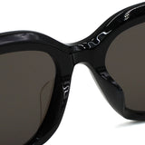 日本正規品 BALENCIAGA SUNGLASSES ASIAN FIT BB0323SK 001 GREY BLACK バレンシアガ サングラス アジアンフィット UVカット 紫外線カット メンズ レディース グレー ブラック