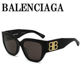 日本正規品 BALENCIAGA SUNGLASSES ASIAN FIT BB0323SK 002 GREY BLACK バレンシアガ サングラス アジアンフィット UVカット 紫外線カット メンズ レディース グレー ブラック