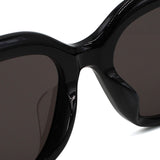日本正規品 BALENCIAGA SUNGLASSES ASIAN FIT BB0323SK 002 GREY BLACK バレンシアガ サングラス アジアンフィット UVカット 紫外線カット メンズ レディース グレー ブラック