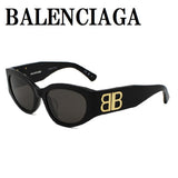 日本正規品 BALENCIAGA SUNGLASSES BB0324SK 002 GRAY BLACK バレンシアガ サングラス アジアンフィット メガネ 眼鏡 紫外線カット メンズ レディース グレー ブラック