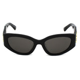日本正規品 BALENCIAGA SUNGLASSES BB0324SK 002 GRAY BLACK バレンシアガ サングラス アジアンフィット メガネ 眼鏡 紫外線カット メンズ レディース グレー ブラック