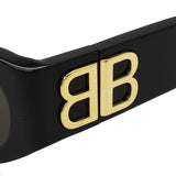 日本正規品 BALENCIAGA SUNGLASSES BB0324SK 002 GRAY BLACK バレンシアガ サングラス アジアンフィット メガネ 眼鏡 紫外線カット メンズ レディース グレー ブラック