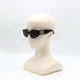 日本正規品 BALENCIAGA SUNGLASSES BB0324SK 002 GRAY BLACK バレンシアガ サングラス アジアンフィット メガネ 眼鏡 紫外線カット メンズ レディース グレー ブラック