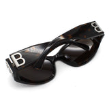 BALENCIAGA BB0324SK 003 HAVANA BROWN バレンシアガ サングラス アジアンフィット メンズ レディース ハバナ ブラウン