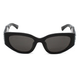 BALENCIAGA SUNGLASSES BB0324SK 014 GRAY BLACK バレンシアガ サングラス アジアンフィット メガネ 眼鏡 紫外線カット メンズ レディース グレー ブラック