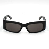 日本正規品 BALENCIAGA SUNGLASSES GLOBAL FIT BB0328S 001 GREY BLACK バレンシアガ サングラス グローバルフィット UVカット 紫外線カット メンズ レディース グレー ブラック